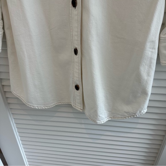 NWT Madewell Denim Oversized Mini Shirtdress - Picture 3 of 11